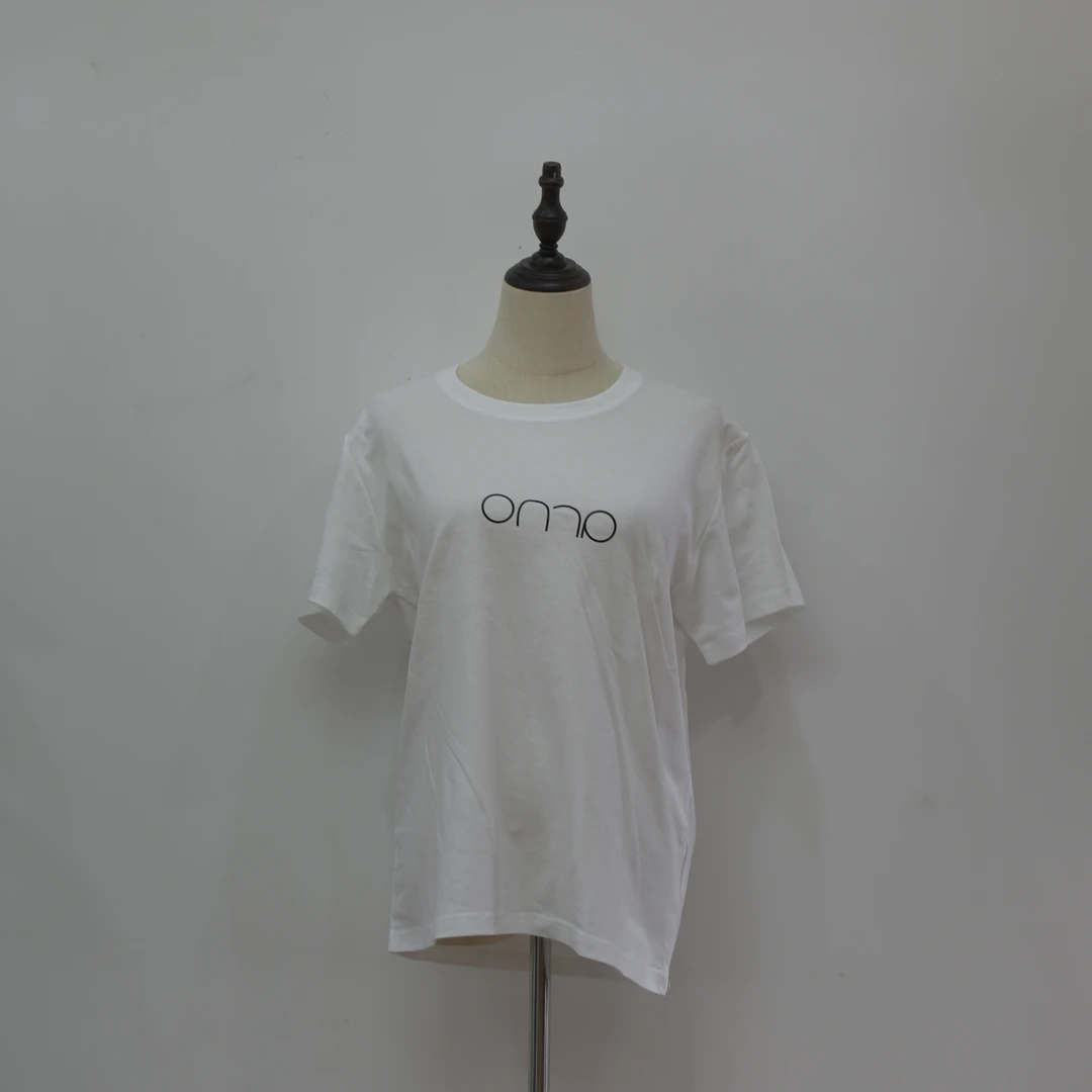 【小O】简约圆领长款短袖纯色常规款T恤