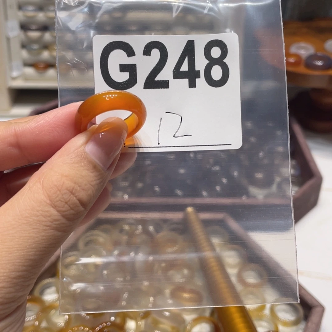 玛瑙/玉髓未镶嵌戒指248