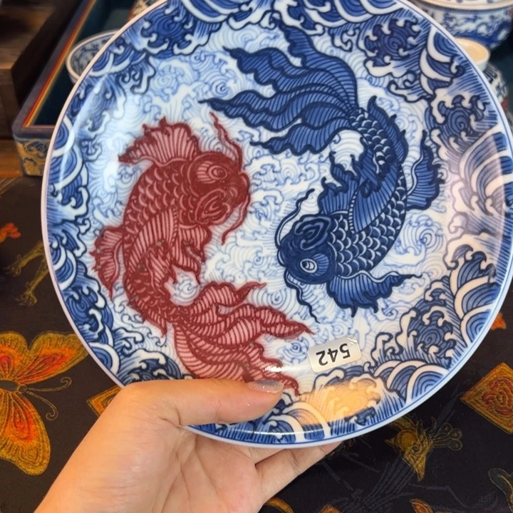 摆件景德镇陶瓷手工手绘