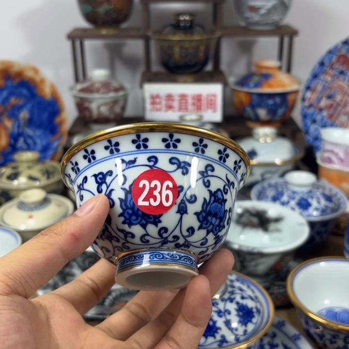 见***酒景德镇手工手绘陶瓷