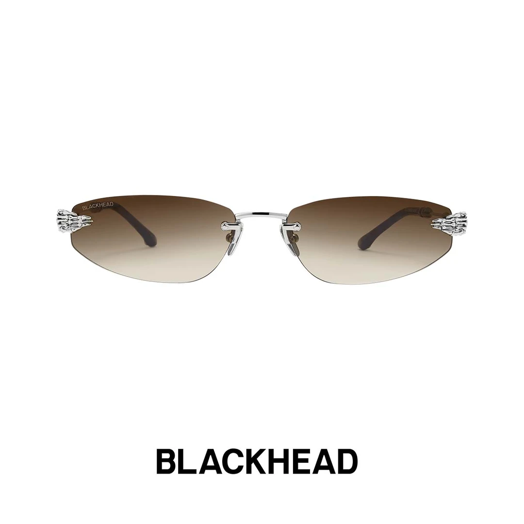 BLACK HEAD/黑头骨骼穿刺无框墨镜