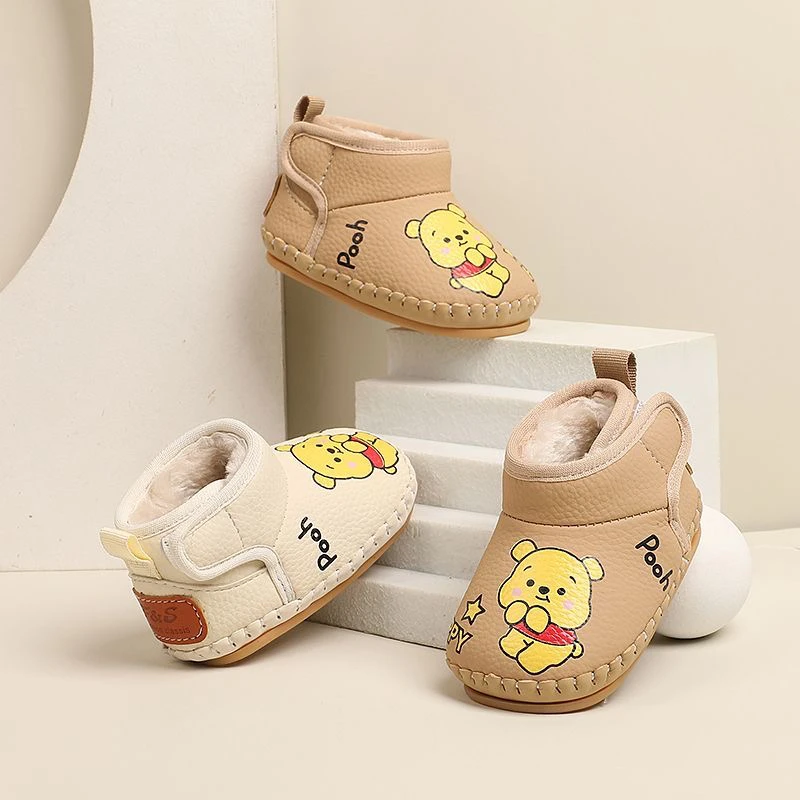 2025冬季婴儿学步鞋软底一岁宝宝棉鞋保暖6-12个月婴幼儿鞋子保暖