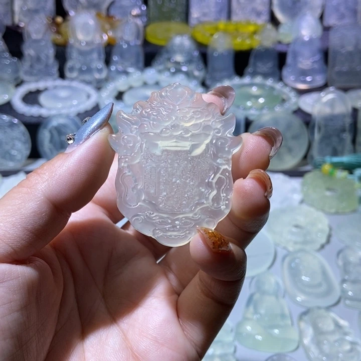 未镶嵌岫玉吊坠吊坠