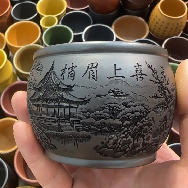 茶杯紫砂全手工制作工艺