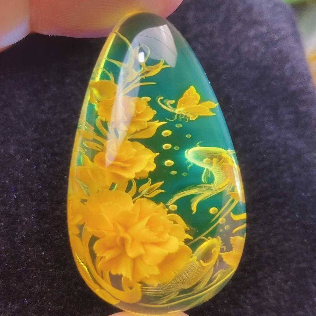 【闪购商品】金珀吊坠(不含链)未镶嵌