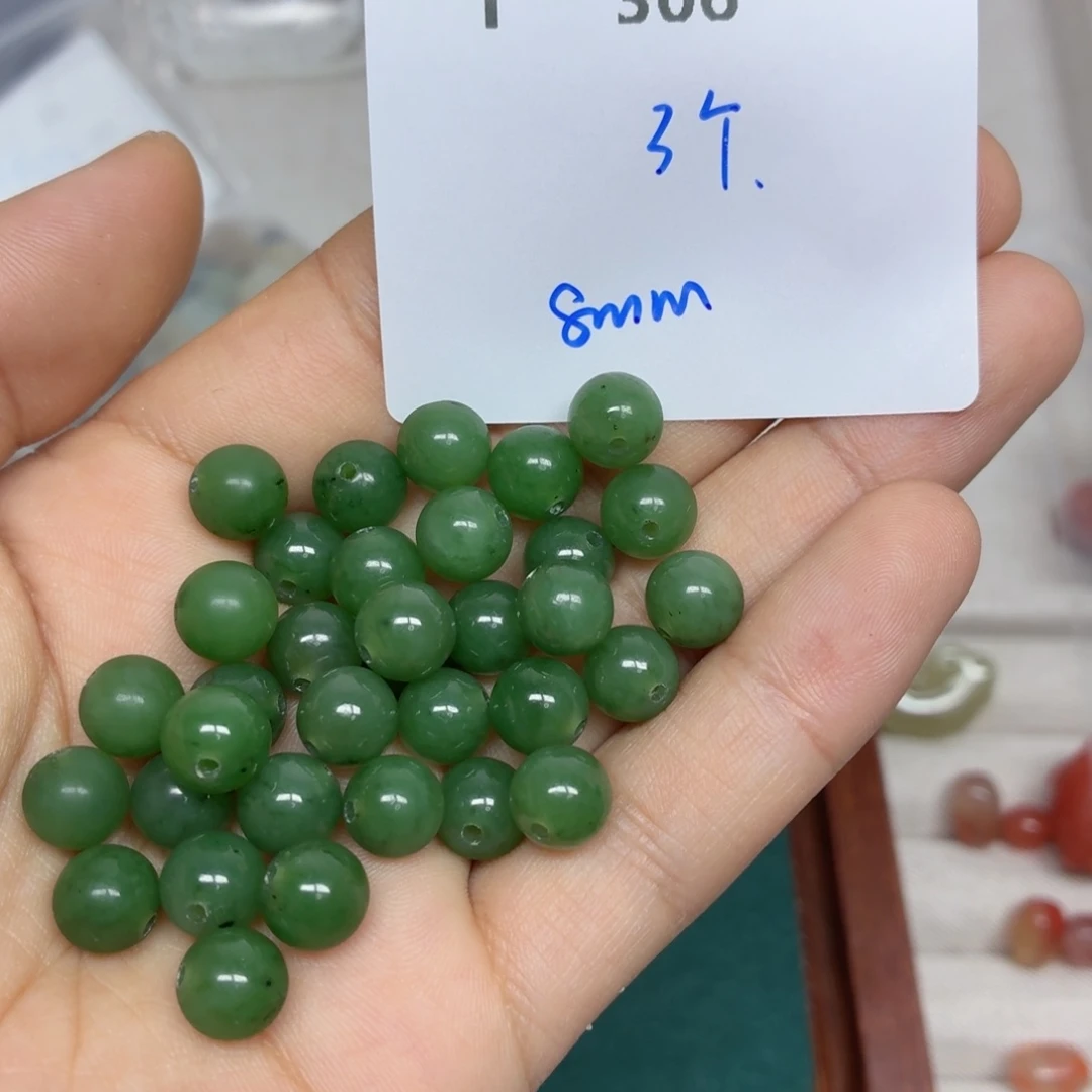 和田玉（碧玉）未镶嵌珠宝半成品T306