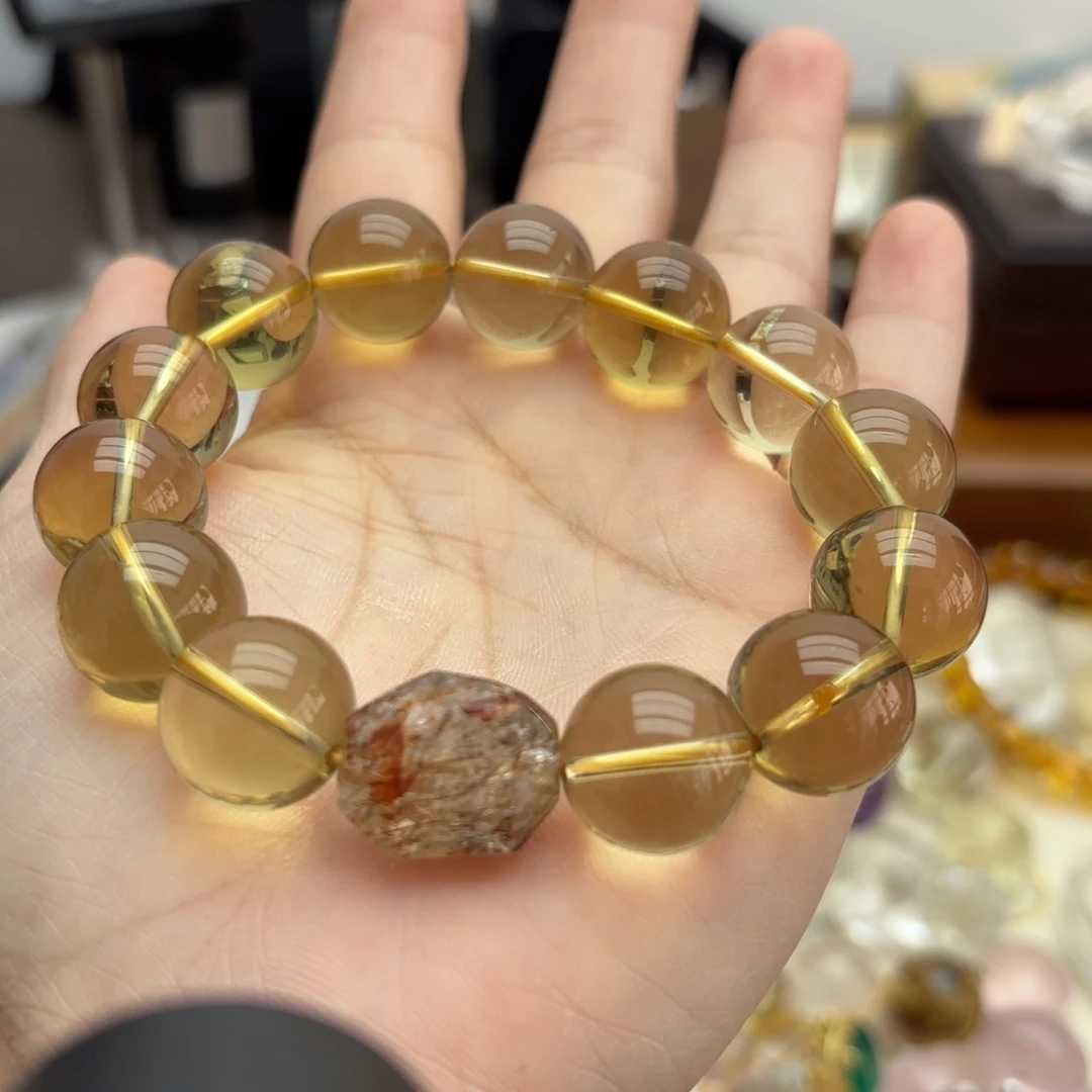 未镶嵌手链水晶黄水晶15