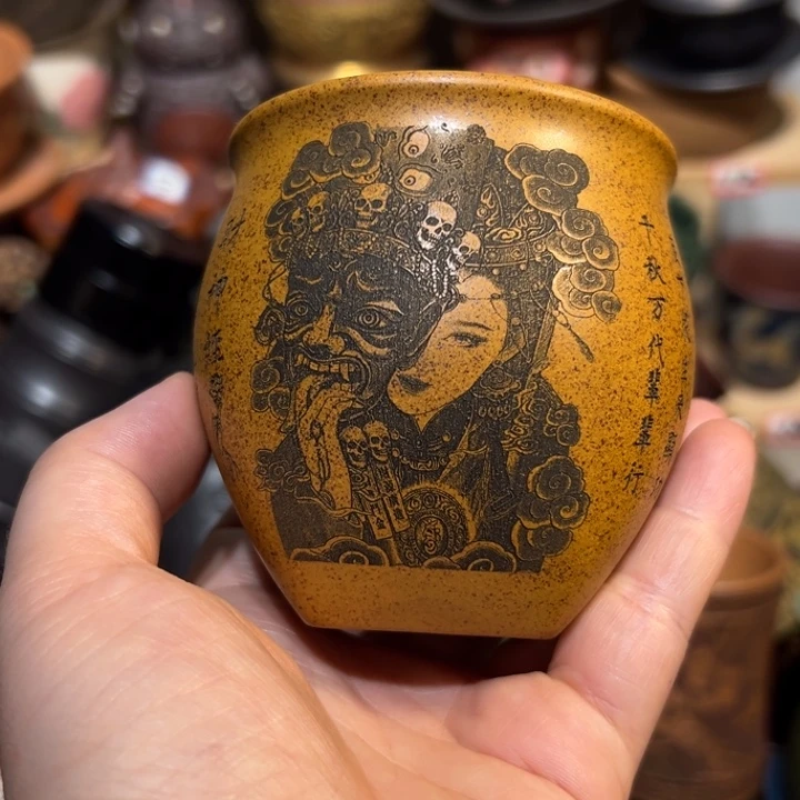茶杯紫砂宜兴紫砂主人杯