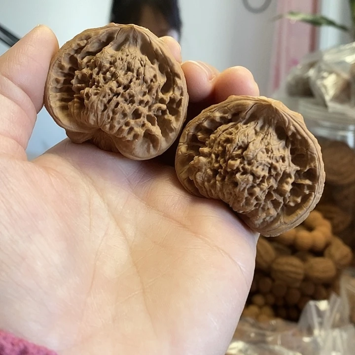 文玩核桃把件47.5蛇头