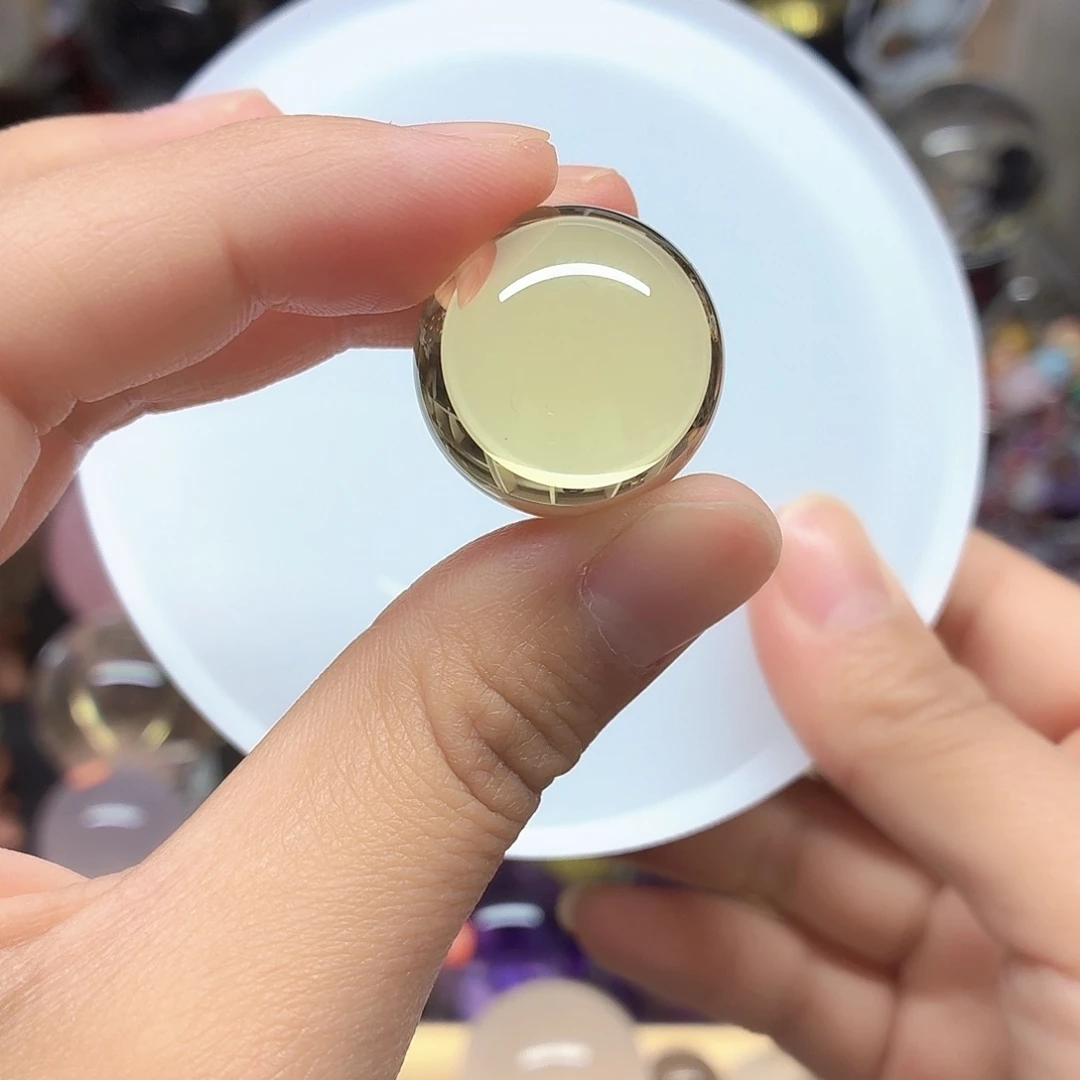 未镶嵌水晶珠宝半成品净体23黄水晶