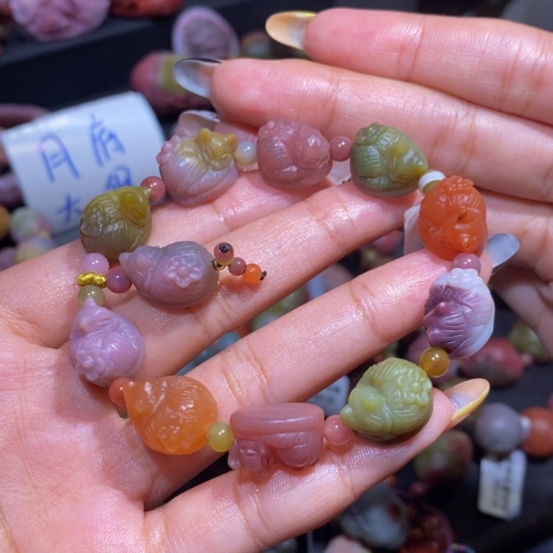 【闪购商品】玛瑙/玉髓手串未镶嵌盐源玛瑙