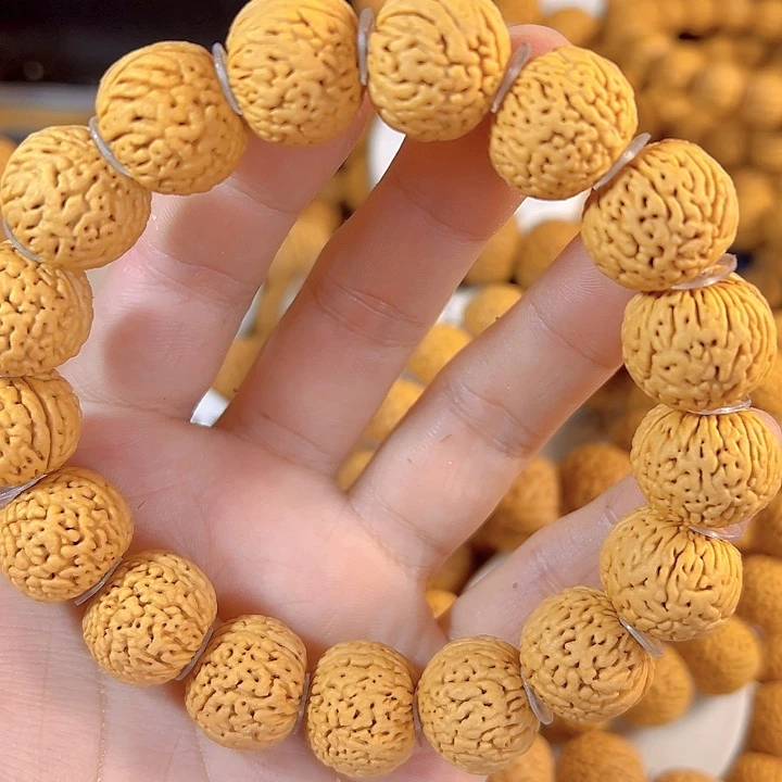 小***付桃核吊坠龙鳞苹果桃核