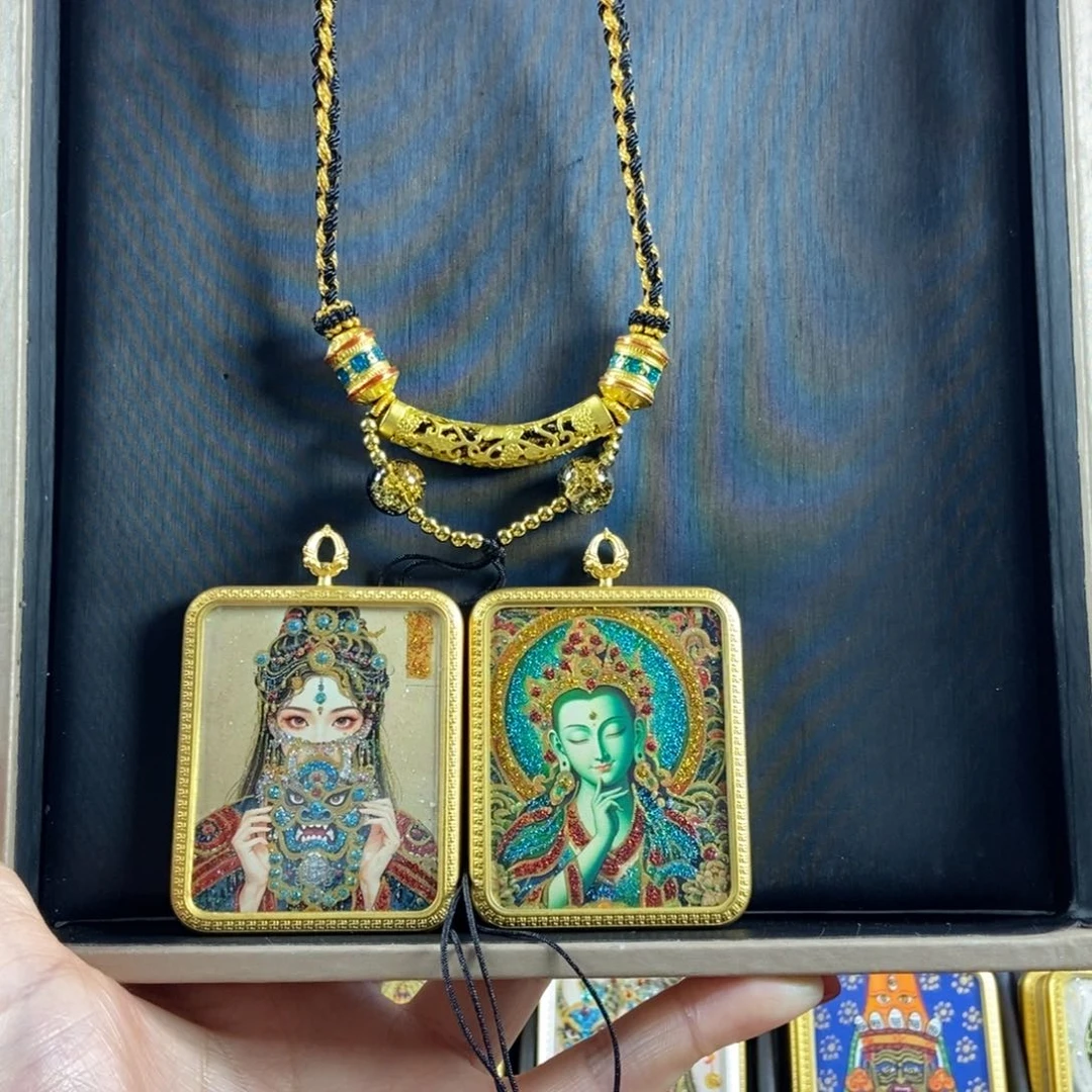 吊坠西*美丽的唐卡在这里结缘
