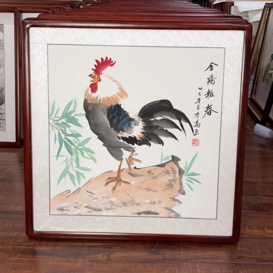 国画带框尺寸63*63厘米