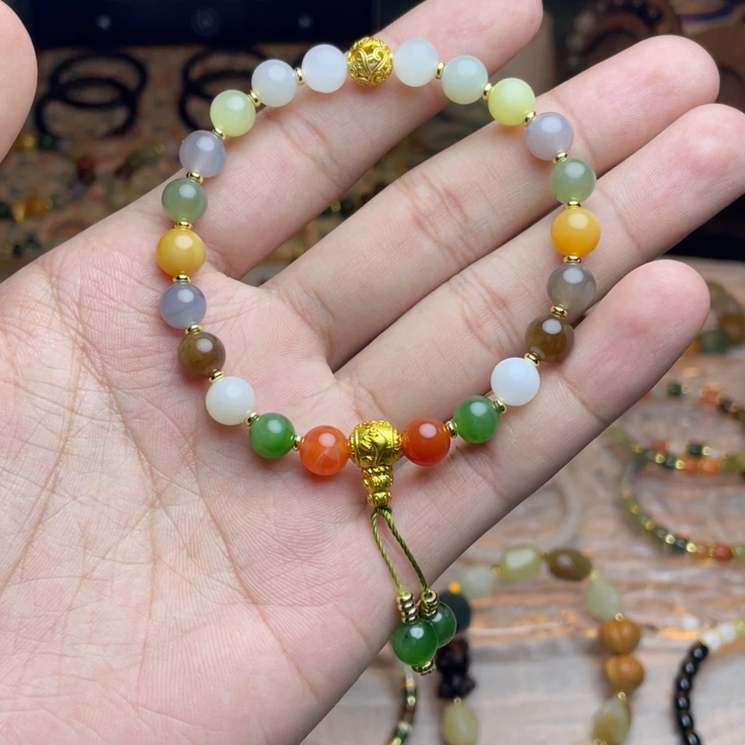 和田玉未镶嵌手链