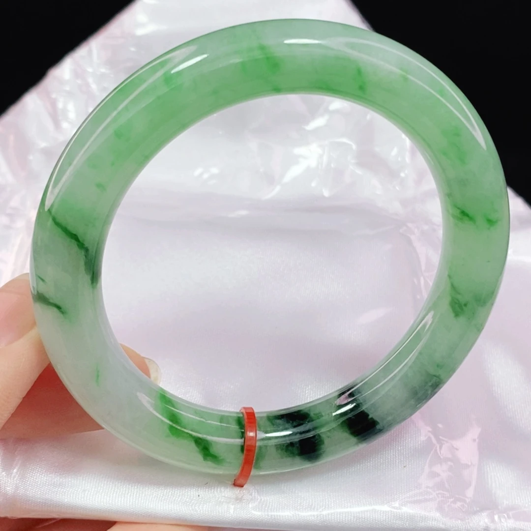 未镶嵌手镯翡翠56.2圆镯