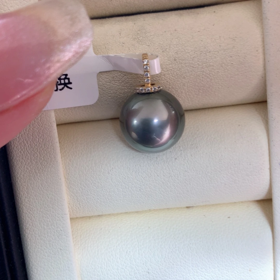 海水珍珠18K金镶嵌颈饰