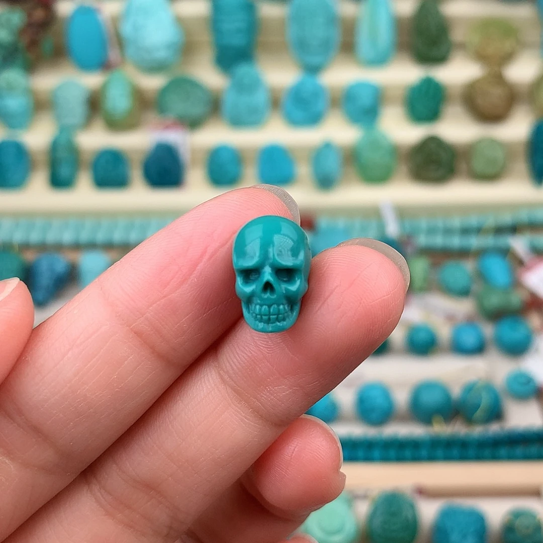 未镶嵌绿松石珠宝奇石