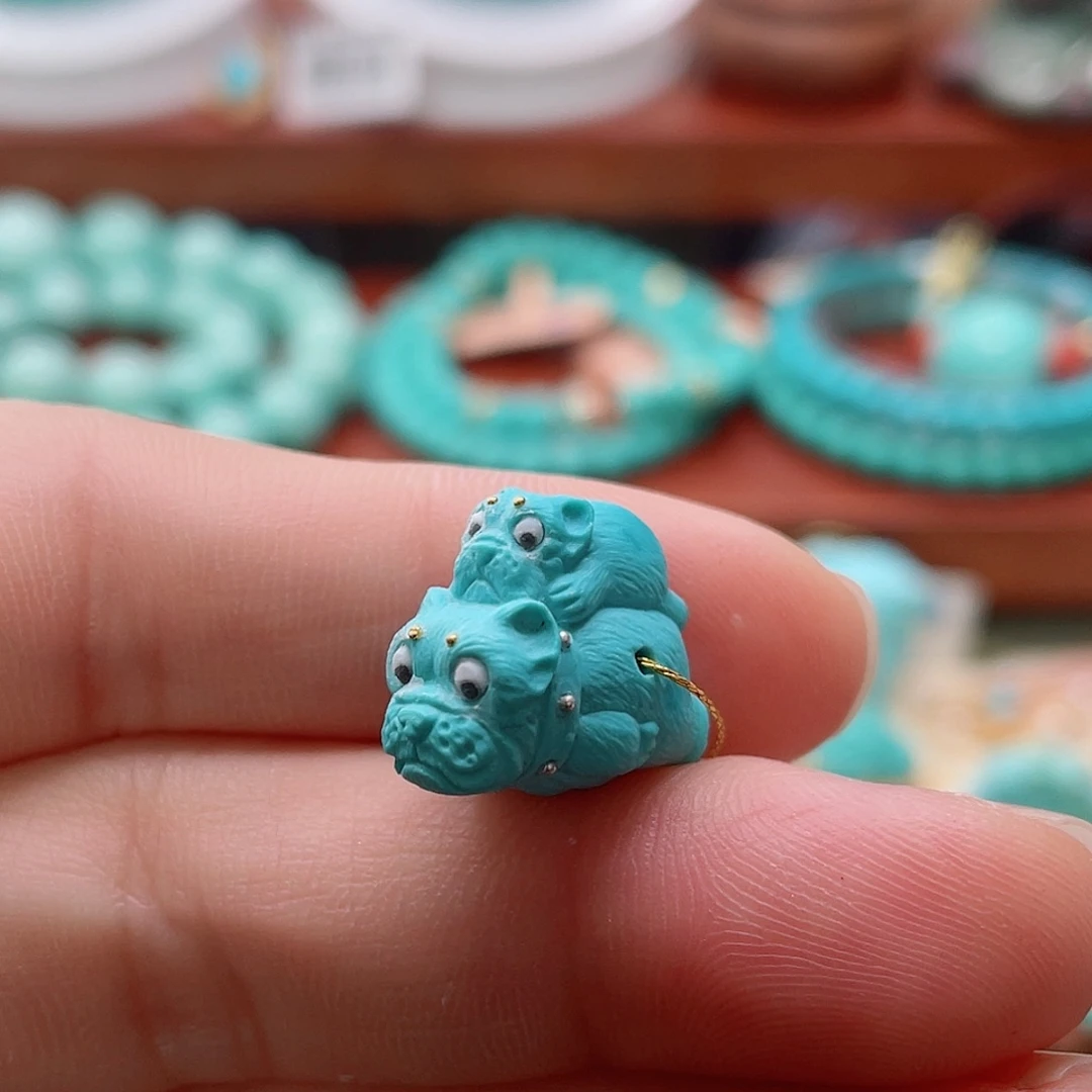 绿松石未镶嵌珠宝半成品