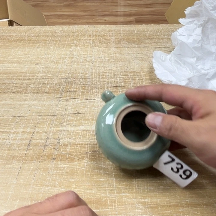 瓷片呀工艺品摆件瓷器摆件正能量