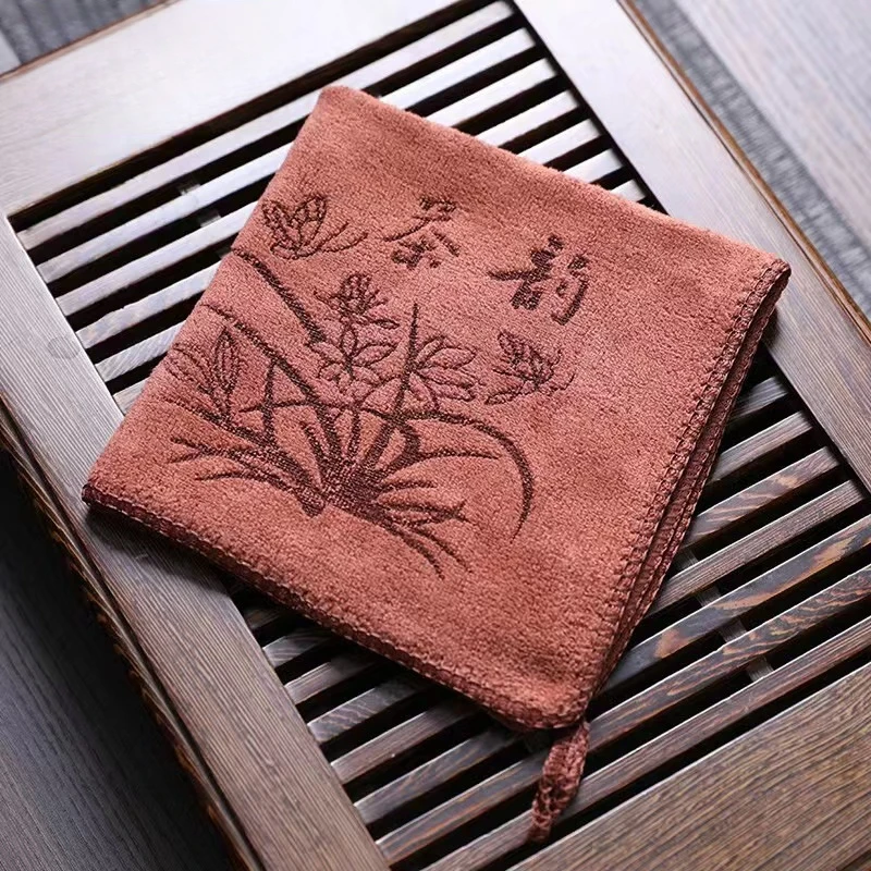 茶巾茶垫养壶巾吸水茶水巾不掉毛定制专用抹布吸水布茶布茶具配件