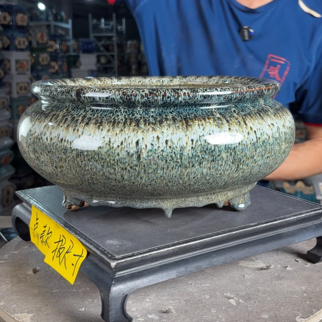 一风堂石湾花盆 内26*12