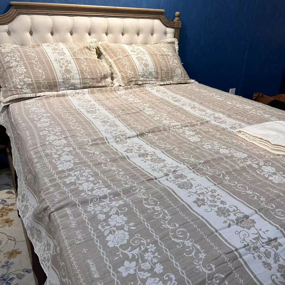 c107汉麻棉四件套被套:200x230cm床单:245x250cm枕套:48x74cm一对