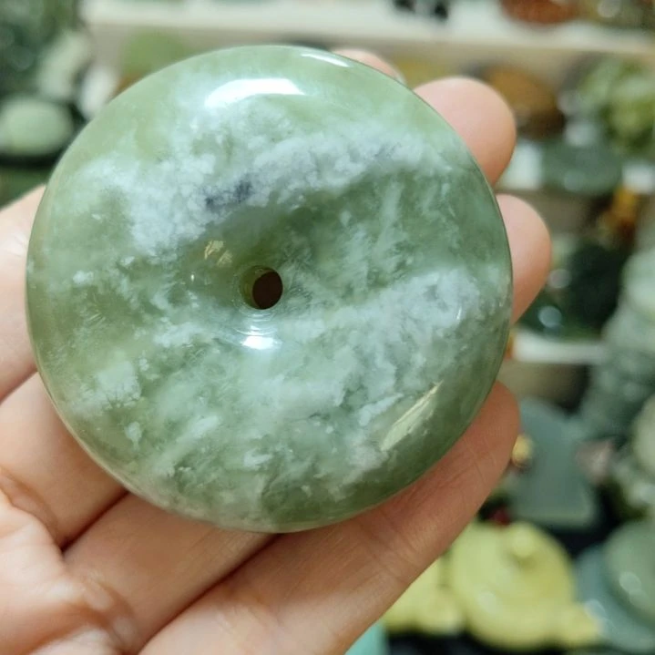 岫玉平安扣未镶嵌