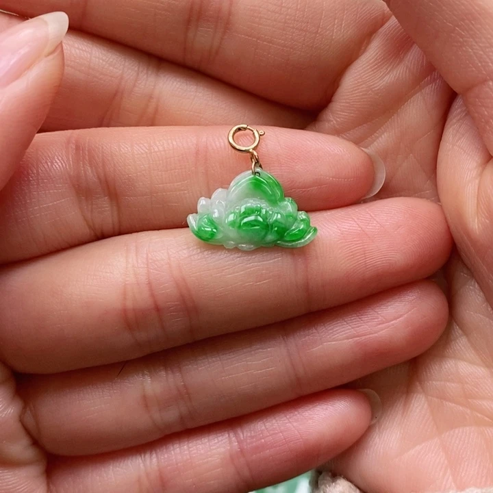 翡翠颈饰未镶嵌吊坠