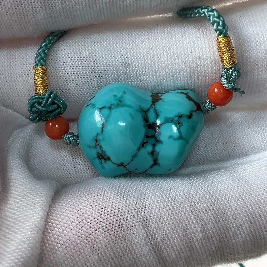 未镶嵌绿松石随形15.8mm