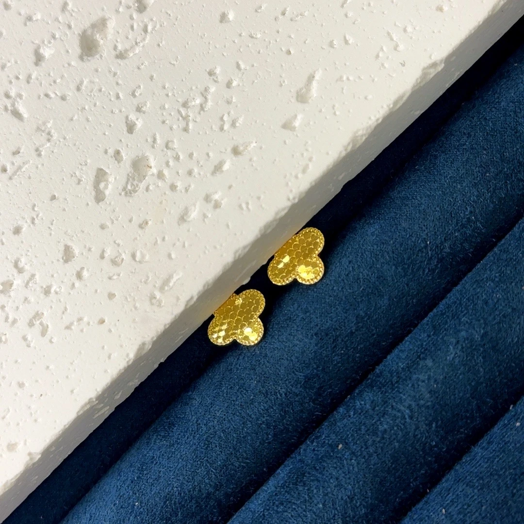 精工龙鳞草耳钉-427