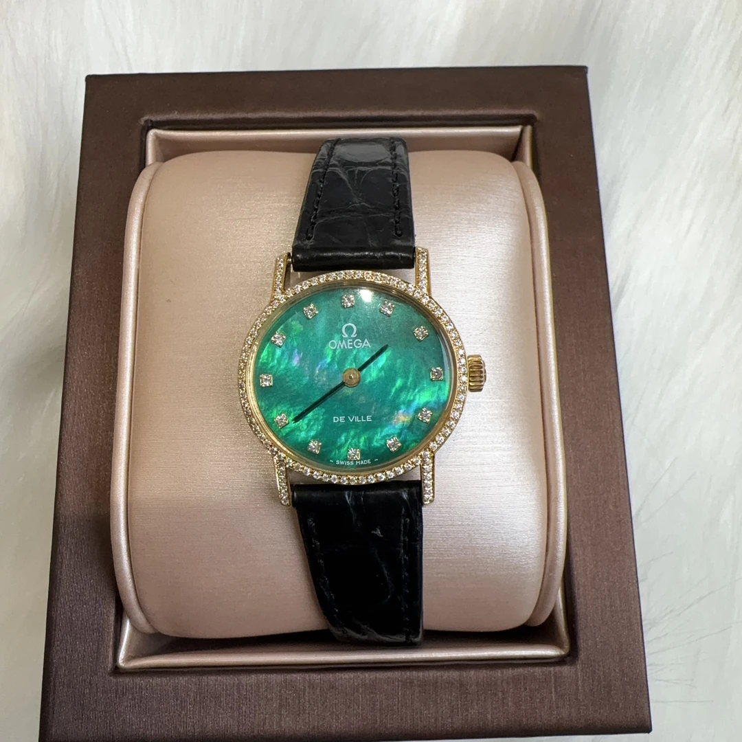 95新 Omega/欧米茄 欧米茄260-3手动机械后钻包金赠表带赠手链
