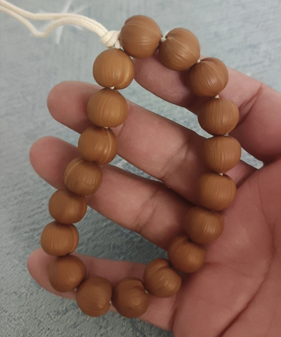 猴头核桃手工拉丝屁桃手串全品13-14mm