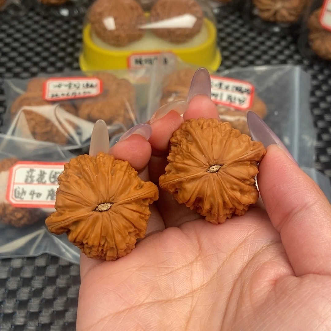 吊坠文玩核桃38磨盘打底