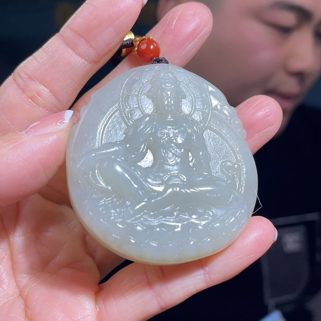 和田玉颈饰未镶嵌