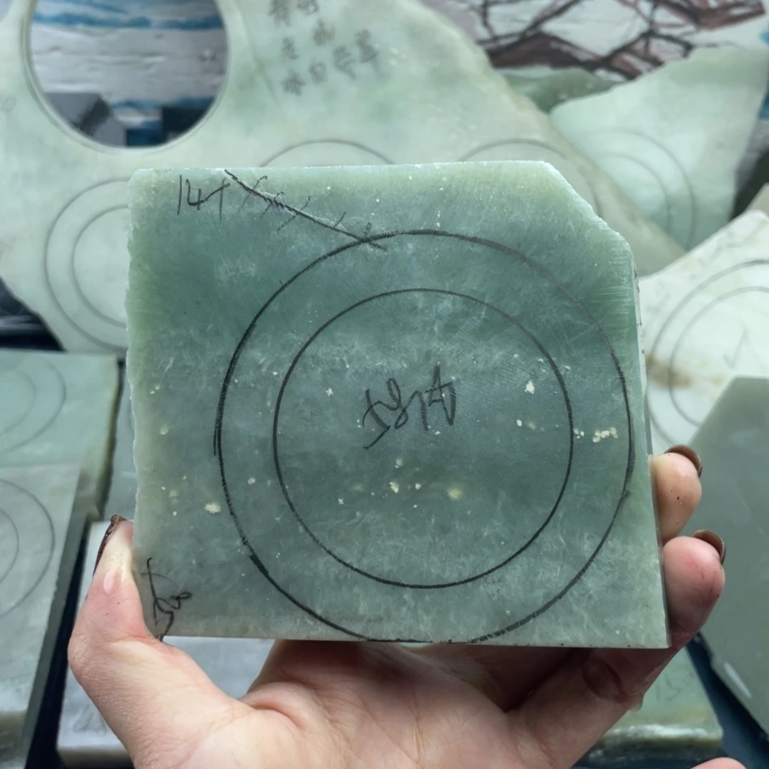 和田玉未镶嵌手镯定制手镯