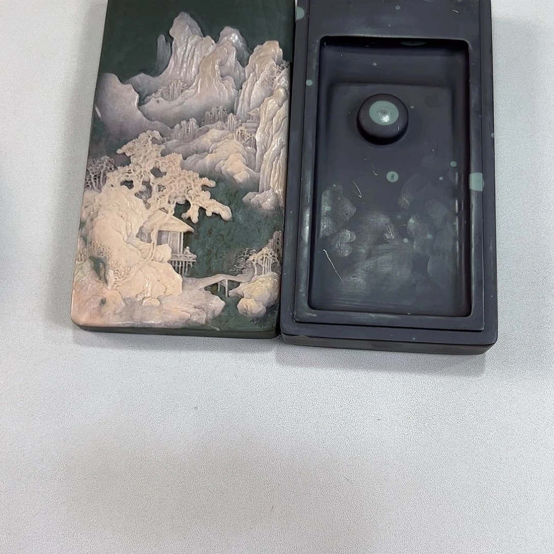 1***昊苴却砚加龙砚艺文房四宝