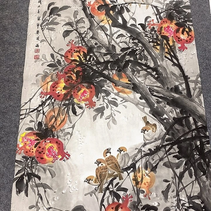 国画国画作品手绘