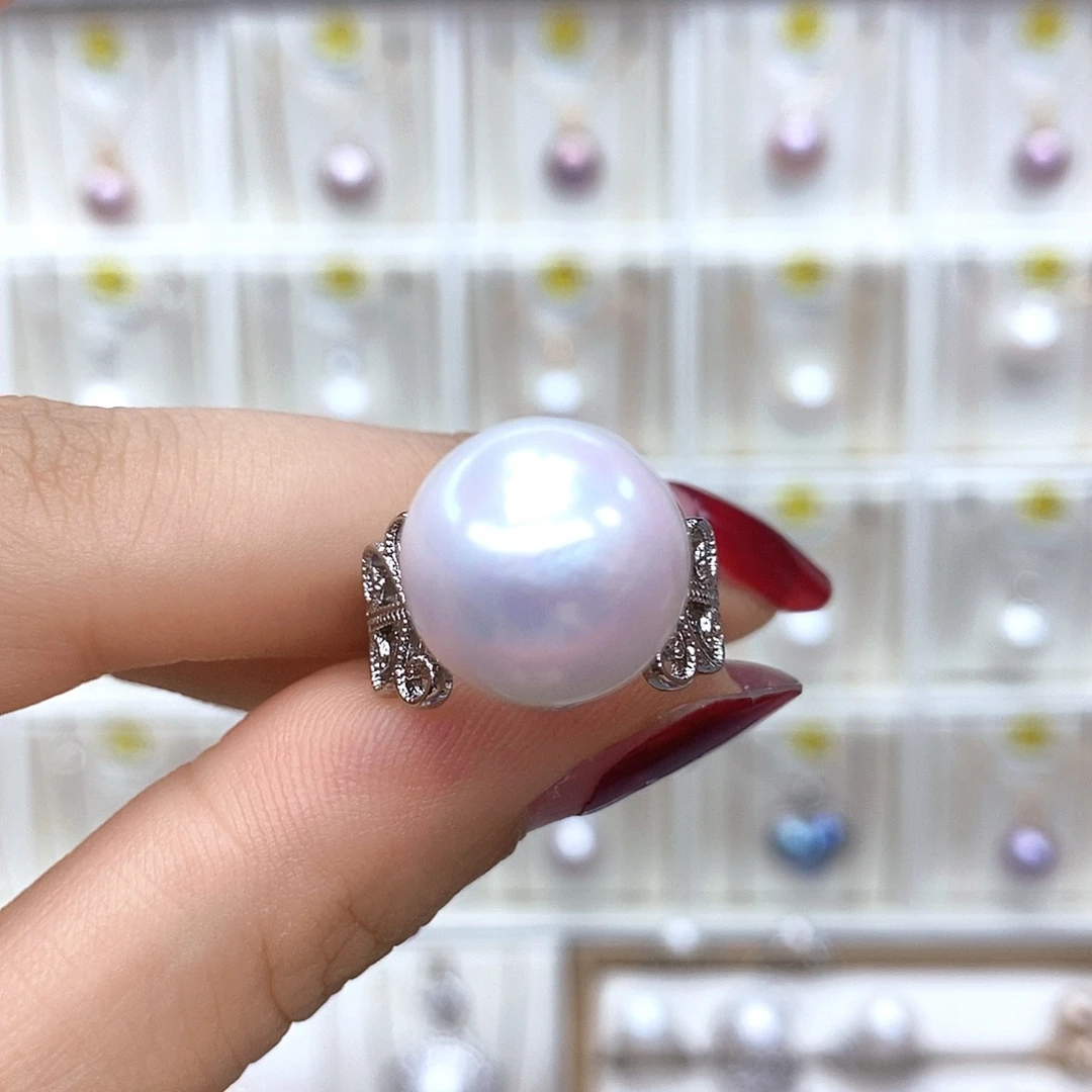 颈饰合金淡水珍珠