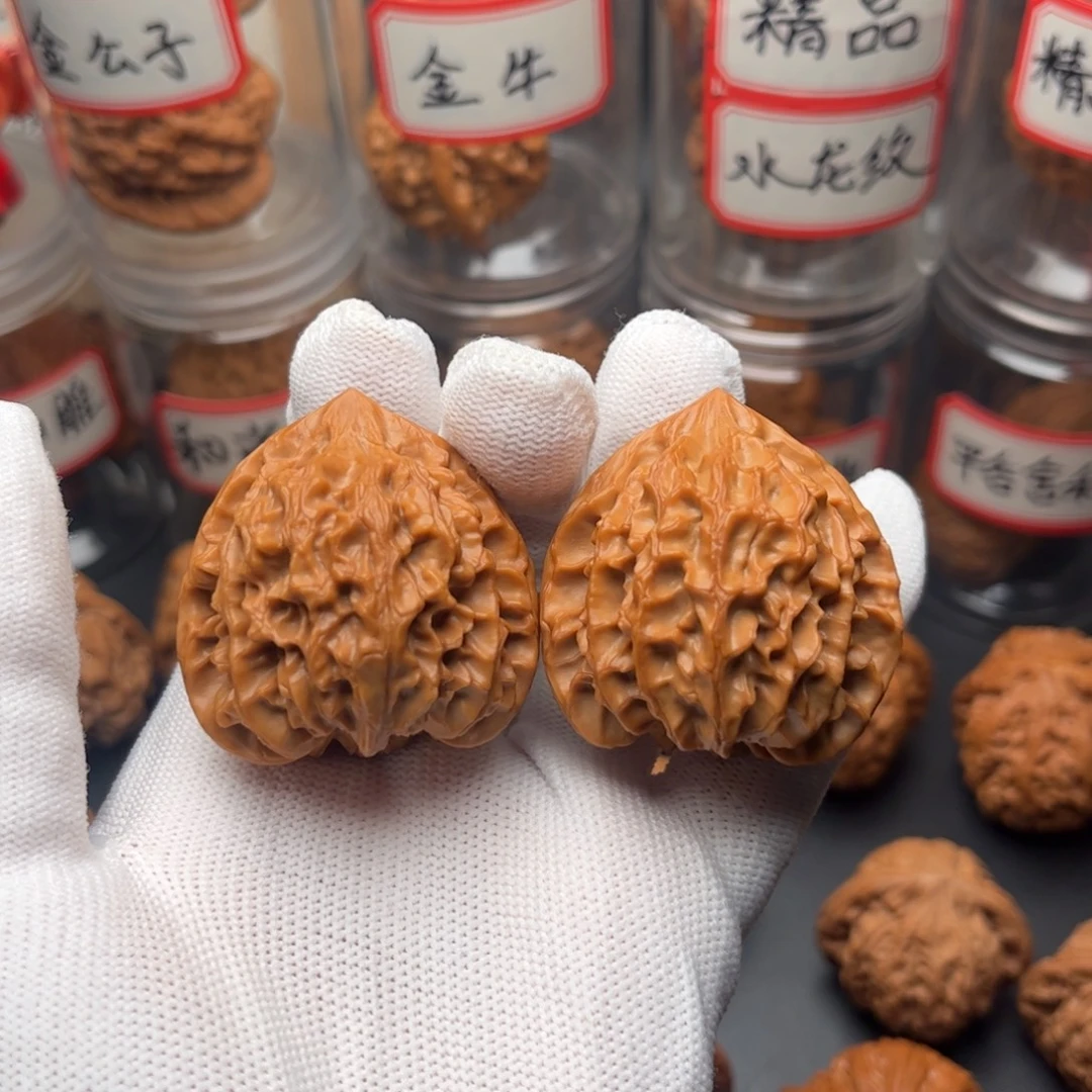 文玩核桃把件40精品龙门涧