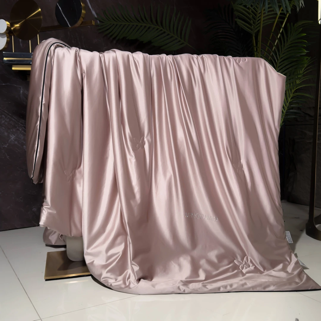 【情人草家纺】100%双宫茧蚕丝水光美肤A类凉感丝夏凉被空调被高档