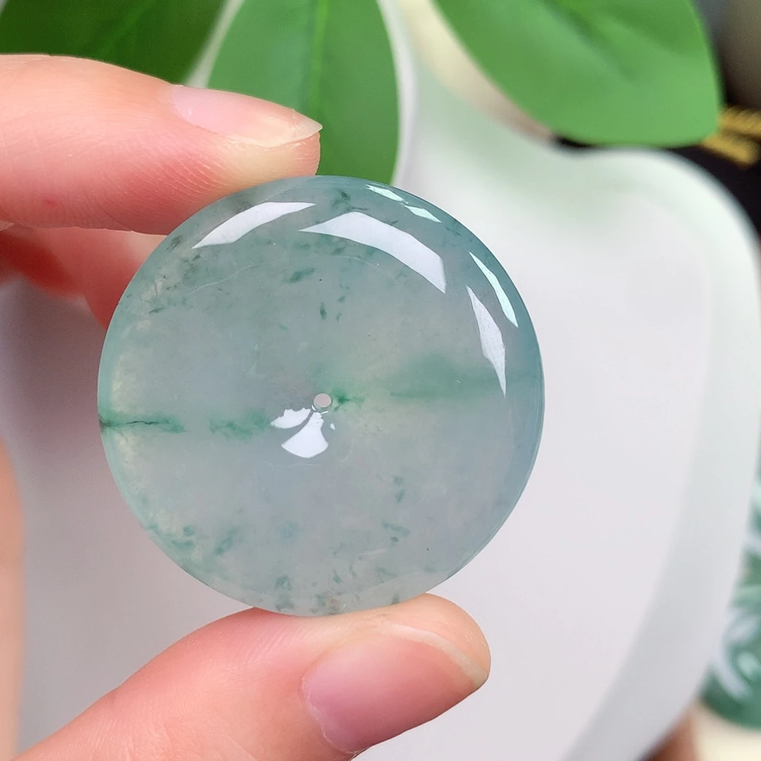 颈饰未镶嵌翡翠平安扣 33-6.0mm