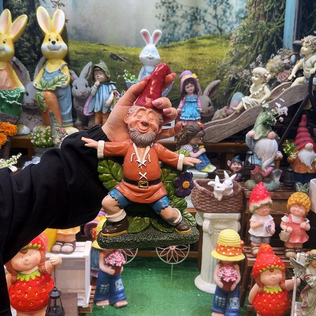 花园摆件红红火火