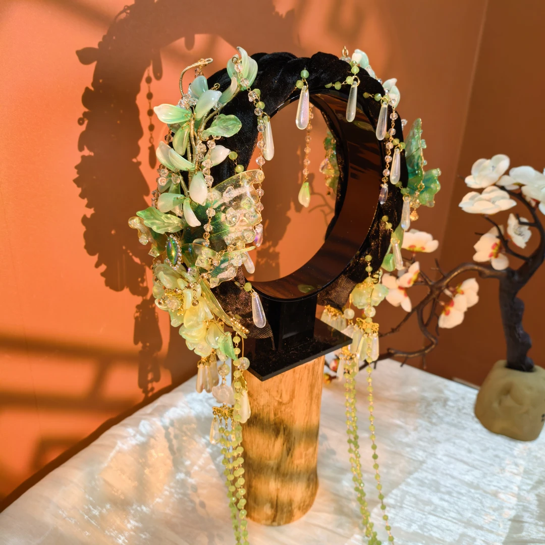 【青莲】原创自制手作新中式国风发箍