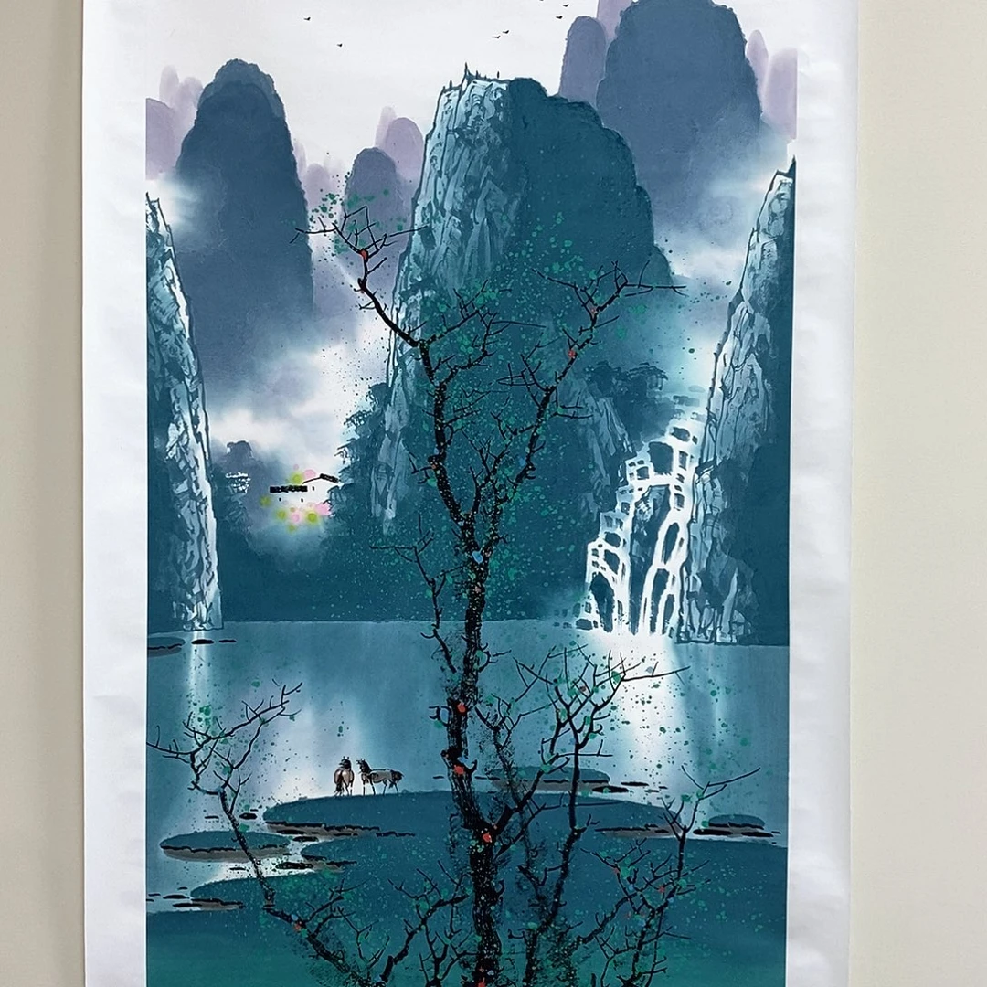国画张泉踪四尺精品佳作