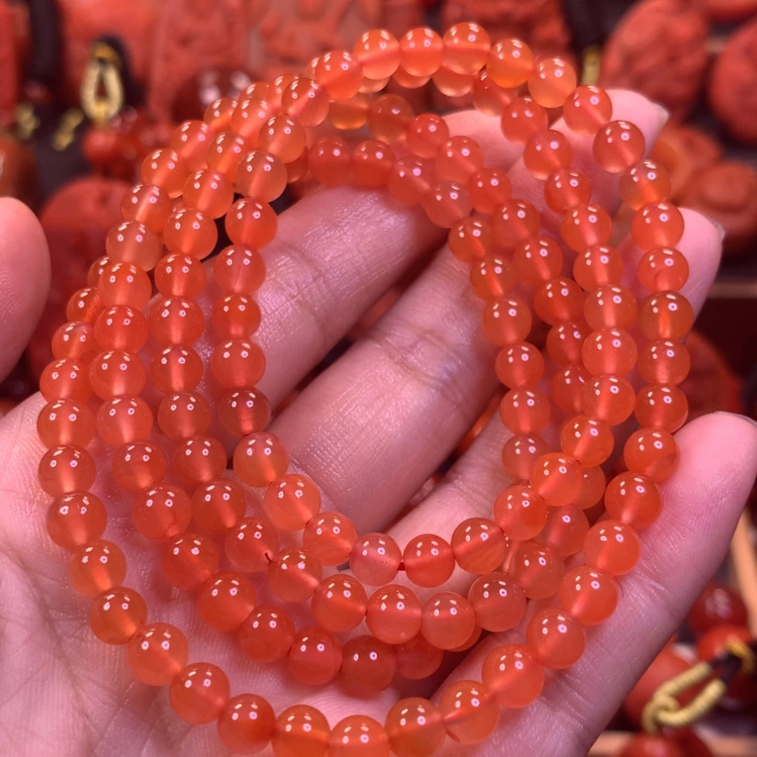 【闪购商品】未镶嵌多圈南红玛瑙