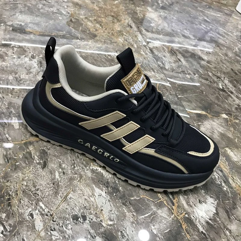 23128飞织网男鞋系带 休闲鞋男百搭舒适网面潮运动鞋一脚蹬透气鞋