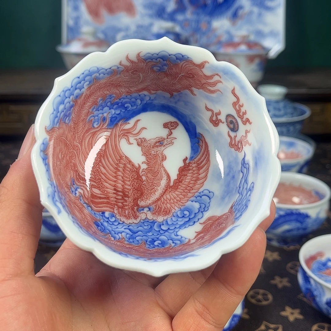 瓷片自成堂景德镇手工手绘