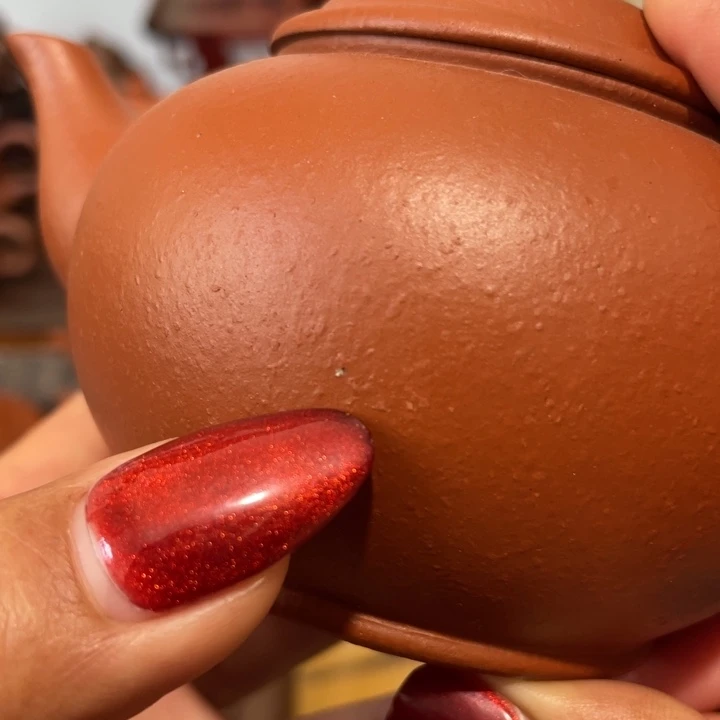 紫砂茶壶痴*朱泥调砂