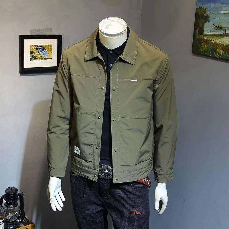 PLAYBOY/花花公子2025年春季新款外套高品质翻领潮流夹克商务休闲